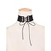 XY Fancy Women Fashion Personality Necklace Punk Wide Velvet Belt Exaggerated Choker Collar