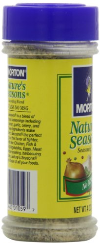 Morton Nature's Seasons Seasoning Blend, (4 oz), 12-Pack, Perfect for Cooking & Seasoning