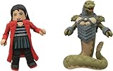 DIAMOND SELECT TOYS Battle Beasts Minimates Series 1: Snake and Bliss, 2-Pack
