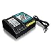 FLAGPOWER DC18RC Lithium-Ion Battery Charger for Makita 14.4V-18V Li-Ion Battery BL1830 BL1815 BL1840 150W High-Power Cooling Fan Inside