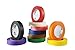 Colored Masking Tape by BAM! Tape, 1” x 60 Yard, 10 Rolls, 600 Total Yards | Arts and Crafts Supplies | Multi-Use Labeling, Education, Home, Office, Classroom