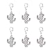 Reeonice Ascrafter Cute Cactus Zipper Pulls Charms for Purse, Set of 6 Pretty Planter Knitting Crochet Markers
