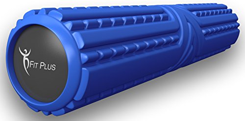 Foam Roller,FitPlus Premium Epe Foam Roller - Extra Firm With 10 Year Warranty Free Online VIDEO AND E-BOOK INSTRUCTION GUIDE High Density Foam Rollers For back,legs (6 x 24)