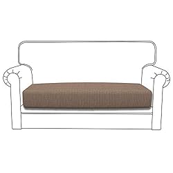 Easy-Going Stretch Loveseat Cushion Cover Sofa