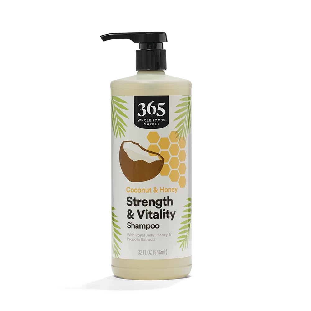 Photo 1 of 365 by Whole Foods Market, Strength & Vitality Shampoo, Coconut & Honey, 32 Fl Oz