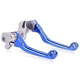 Blue Pivot Dirtbike Motorcross Motorcycle Brake Clutch Levers for YAMAHA TTR230 2005-2015, YZ80/YZ85 2001-2014