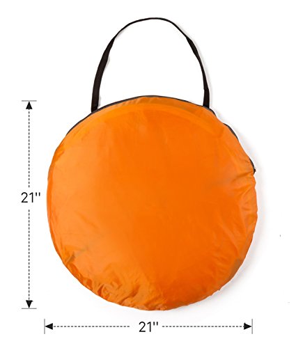 FiveJoy Instant Pop Up Beach Shade Tent with UV Protection - Easy Setup and Transport - Must Have Sun Shelter for Families with Babies and Toddlers - Great for Picnics, Barbecues, Open-Air Concerts …