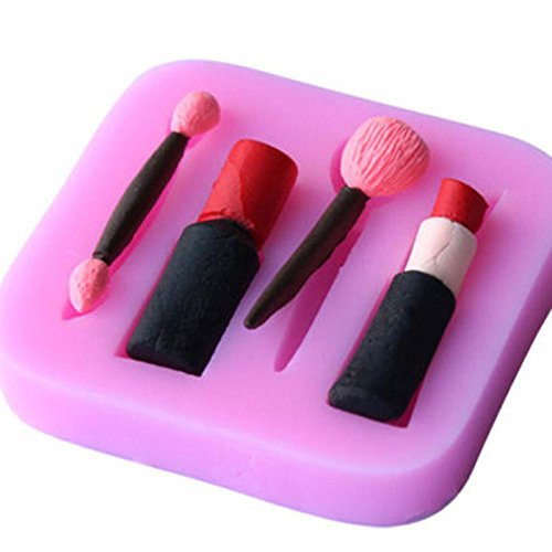 Oceaneshop Useful Utility Mat Chocolate Cookies Lipstick Mold Decorating Silicone Cake Mould Baking