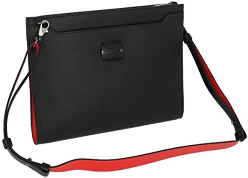 Amazon Christian Louboutin クリスチャン ルブタン バッグ メンズ Skypouch 2wayクラッチバッグ Black Gun Metal 0001 B078 並行輸入品 ショルダーバッグ
