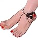 Brightdeal Fashion Hand Craft Romantic Beautiful Retro Vintage Gothic Style Noble Elegant Lace Anklets Chain Foot Ankle Bracelet Halloween Decoratioins Present