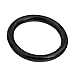 Ruifan Pair of Black Plated Steel Seamless Septum Clicker Ring Lip Helix Tragus Cartilage Earrings Nose Rings Pirecing 14g 10mm