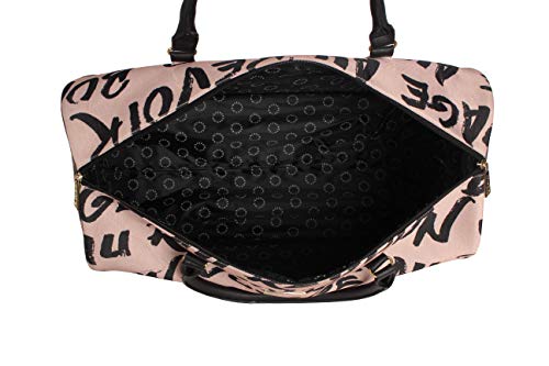 BCBGeneration BCBG Designer Carry On Luggage - Lightweight 22 Inch Duffel Bag- Weekender Overnight Business Travel Suitcase with 2- Rolling Spinner Wheels (PERF-ECT Pink) - Thumbnail 4
