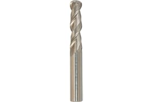 Rohit 4 Flute C-102 Ball Nose Solid Carbide End Mills 3/16" Cutter Diameter, 1/2" Cut Length 3/16" Shank Diameter and 2" OAL 
