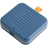 Small Sewing kit Travel Size, Mini Sewing Kits Storage-Box Gifts for Adults, Beginners DIY Easy Embroidery Thread Needle Accessories,Home and Hand Sewing Supplies, Basic Emergency Needle case (Blue)
