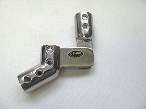 Stainless Steel Boat Ladder Hinges 7/8" Tube OD Pair (2) Demon Brand SURPLUS