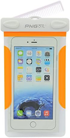 Waterproof Case, Universal Bag Pouch Cover for Smartphones, Iphone 6 / 6s /6 Plus /6s Plus / Samsung / HTC (Orange)