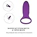 Cock Ring - 7 Speed Silicone Waterproof Peins Ring USB Charging Vibrator (Z Purple 22)