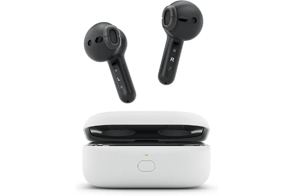 All-new Echo Buds (2023 Release) | Semi-in-ear, True Wireless Bluetooth 5.2 Earbuds with Alexa, multipoint, 20H battery with