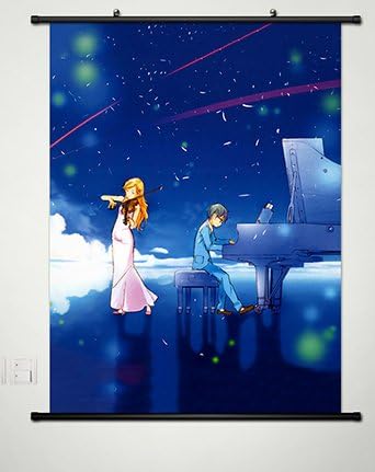 Amazon Com Wall Scroll Poster Fabric Painting For Anime Shigatsu Amazon Com Wall Scroll Poster Fabric Painting For Anime Shigatsu