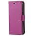 Galaxy S7 Case, Abacus24-7 Samsung Galaxy S7 Wallet Case, Leather Flip Cover and Stand for Samsung S7 Phone, Purple
