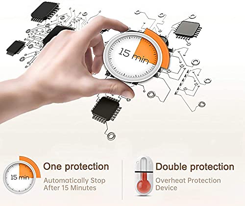 AERLANG Neck Back and Shoulder Massager with Heat, Deep Tissue Shiatsu Kneading Electric Massager, for Muscle Pain Relief, Body Relax, Use at Car Home Office, The Best Gift for Women Men Family