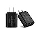 Wall Charger, 4-Pack [Smart IC] 10.5W 2.1A/5V Dual Port USB Wall Charger Adapter Plug for Iphone 6 6S Plus SE 5S Ipad, Samsung Galaxy S7 S6 Edge Note Tablet HTC LG Huawei BLU Nokia, Android Phone More