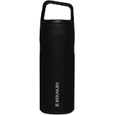 STANLEY IceFlow Bottle, 16 oz, Stainless Steel | Cap and Carry+ Lid