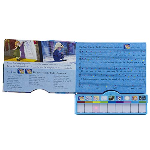 Disney Frozen - Sing-Along Songs! Board Book with Built-In Keyboard Piano - PI Kids - Thumbnail 2