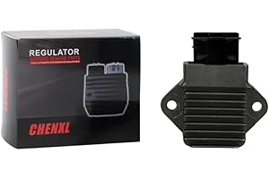 CHENXL 3-Phase 5-Pin MOSFET Voltage Regulator Rectifier, 250W | For Honda CB250SC Nighthawk, CBR600F, VT750C Ace, PC800, CBR900RR & More (1988-2007) | OE# 31600-KBG-008, 31600-MV4-010, 31600-MV4-000
