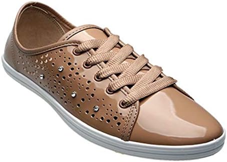 tenis feminino casual verniz