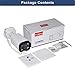 4MP Outdoor Security PoE IP Camera, IPC-HFW4431R-Z, 2.7-12mm Motorized Varifocal Lens 4X Optical Zoom, 2K HD(2592×1520), Bullet Network Camera, IR Night Vision 197ft, IP67, Onvif