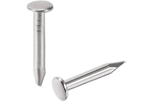 uxcell Small Tiny Hardware Nails Carbon Steel 1.2X6mm(DXL) for DIY Decorative Wooden Boxes Accessories Silver Tone 1000pcs