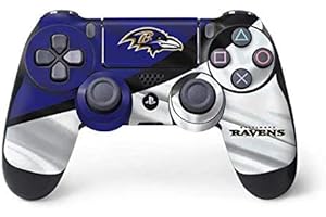 Skinit Decal Gaming skin compatible with PS4 Controller - Officially Licensed NFL Baltimore Ravens Design