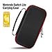 TiMOVO Carrying Case for Nintendo Switch Lite, Durable Hard Shell Portable Bag Game Storage Handbag with Handle for Nintendo Switch Lite Console, Game Cards & Accessories – Black & Redthumb 1