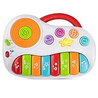 Toddler Piano, Learning Toy with DJ Mixer. Baby Musical Instruments for Educational Development. Electronic Play Piano. Kids Keyboard 1 - 5 Years Age