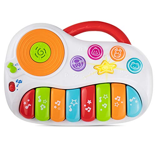 Toddler Piano, Learning Toy with DJ Mixer. Baby Musical Instruments for Educational Development. Electronic Play Piano. Kids Keyboard 1 - 5 Years Age