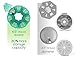 Pillnut7 (Aqua), 7 Day Pill Organizer, Unbreakable BPA Free Rubberized, Weekly Pill Dispenser for Daily Medicine, Vitamins & Supplements, Travel Friendly Pill Box
