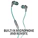 Skullcandy Ink'd 2.0 Noise-Isolating Earbud with In-Line Microphone and Remote, Tangle-Reducing Flat Cable, Supreme Sound with Powerful Bass, Natural Vocals, and Precision Highs