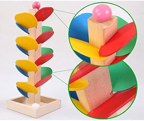 wooden tree marble run