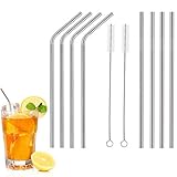 Hot Sale! Hongxin 8PC Long Stainless Steel Drinking