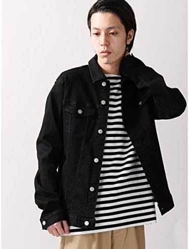 Amazon ウィゴー メンズ Wego Wego ストレッチカラーデニムジャケット ブラック S コート ジャケット 通販