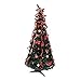 6' Pre-Lit Pop Up Decorated Red/Gold and Plaid Artificial Christmas Tree - Clear Lights