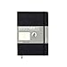LEUCHTTURM1917 - Notebook Softcover Medium A5-123 Numbered Pages for Writing and Journaling (Plain, Black)