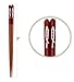 DineAsia CCH02/O Multicolored Fish Pattern Sushi Night Reusable Wooden Chopsticks, Family Pack Gift Set - Pack of 5