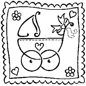 Art Stamps BabyS Pram Stamp