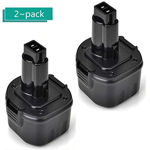 Upgraded 3600mAh Replace for Dewalt 9.6V Battery DW9061 DW9062 DE9036 DE9062 DW9614 Cordless Power Tool 2 Pack