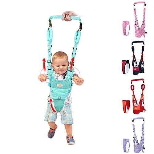 CactusAngui Baby Walking Helper Removable Crotch Baby Walker Helper Toddler Leash Kid Walking Belt Harness Strap Light Blue