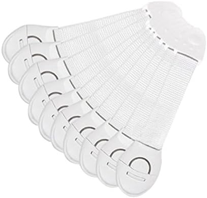 XWB 10pcs Baby Safety Locks | Furniture Latches Multifunctional Child Locks | Child Proof Cabinets, Drawers, Appliances, Toilet Seat, Fridge and Oven