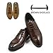 SENT CHARM No Tie Dress Shoe Laces for Men/Women Elastic Rubber Silicone Formal Oxford Shoelaces Best for Dress Shoes Oxford Shoes (Black+Brown)