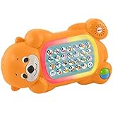 Fisher-Price Linkimals A to Z Otter - Interactive Educational Toy with Music and Lights for Baby Ages 9 Months & Up, Multicolor